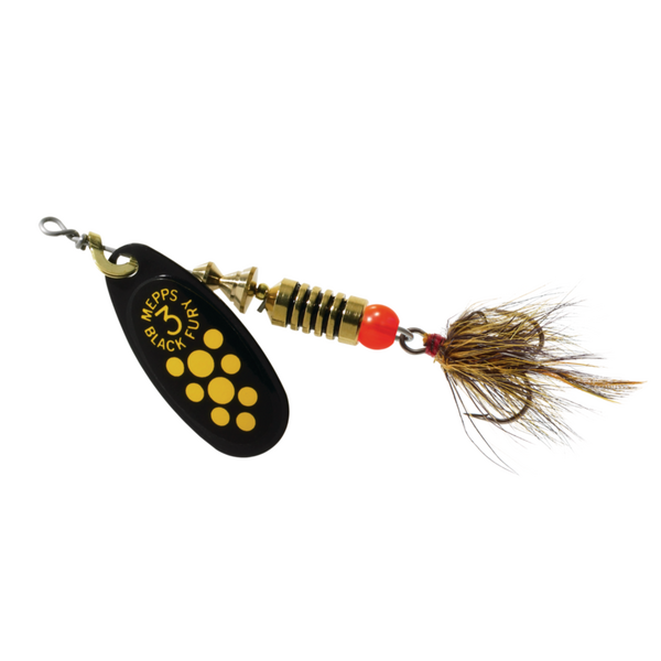 Mepps Black Fury Dressed Size 3 1/4oz