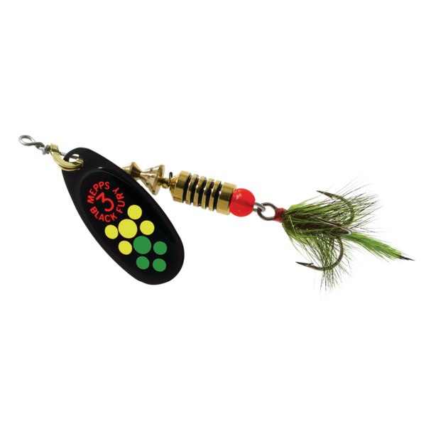 Mepps Black Fury Dressed Size 3 1/4oz