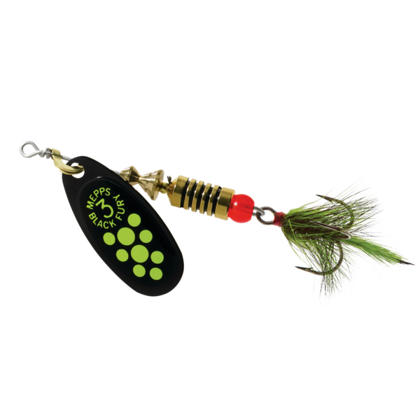 Mepps Black Fury Dressed Size 4 1/3oz