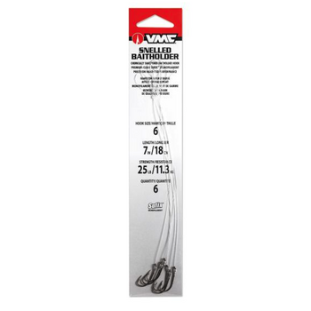 VMC Snelled Baitholder #4 6-pk