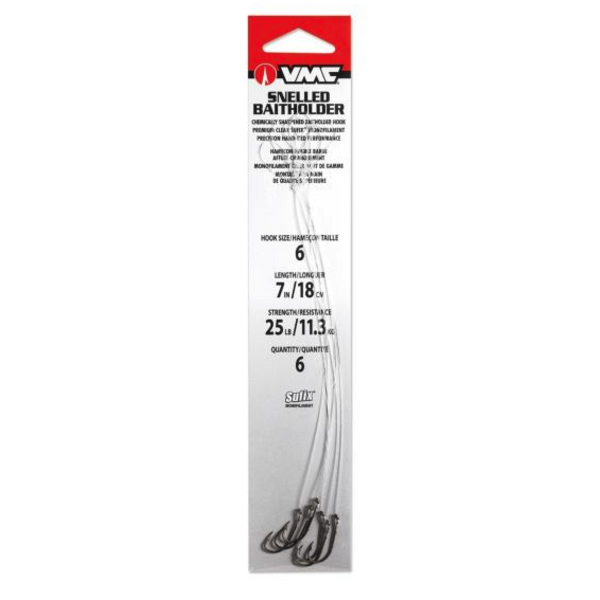 VMC Snelled Baitholder #4 6-pk