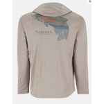 Simms  Men's Tech Artist Hoody. Dolomite Trout
