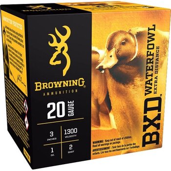 Browning Ammo B193412032 Wicked Wing XD 20 Gauge 3 1 oz 1300 fps 2 Shot 25 Bx 10 Cs