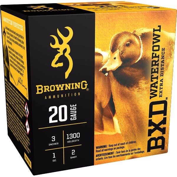 Browning Ammo B193412032 Wicked Wing XD 20 Gauge 3 1 oz 1300 fps 2 Shot 25 Bx 10 Cs