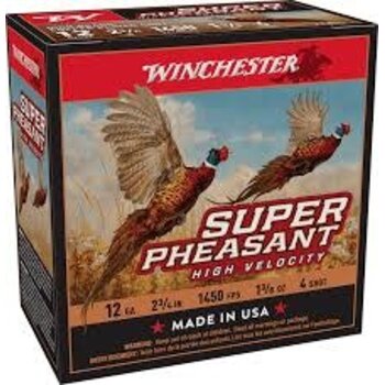 Winchester Super Pheasant 20 Ga 3" 1 1/4 Oz  #4 Copper Plated Box of 25