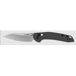Kershaw 2059 Duster DuraLock KVT Folding Knife 2.9" Stonewashed Modified Sheepsfoot Blade, Charcoal Gray Glass-Filled Nylon Handles, Reversible Clip, AXIS/Crossbar Lock