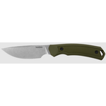 Kershaw Deschutes Skinner Fixed Blade Knife Green 3.9in Stonewashed Blade