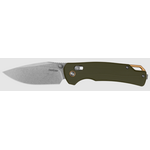 Kershaw Kershaw 2058 Proximal DuraLock KVT Folding Knife 3.15" D2 Stonewashed Drop Point Blade, Contoured Olive Green G10 Handles, Reversible Clip, AXIS/Crossbar Lock