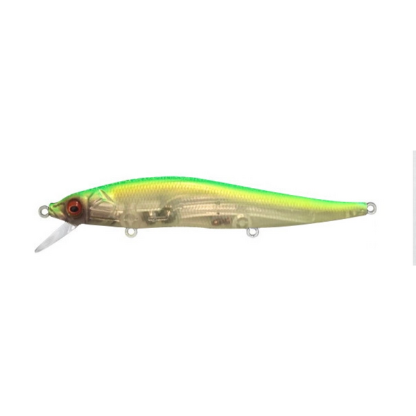 Megabass Vision 110+1 GP Crack Lime Chartruese