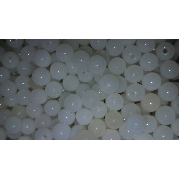 Creek Candy Beads 8mm Natural Smoke White #189