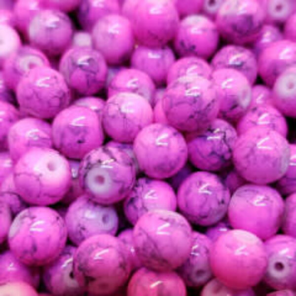 Creek Candy Beads 10mm Toxic Bubble Gum #131