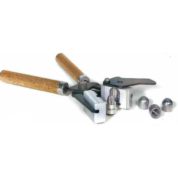 Lee Precision Round Flat Nose Pistol Mould - Double Cavity (Handles Included) .429" 200 gr