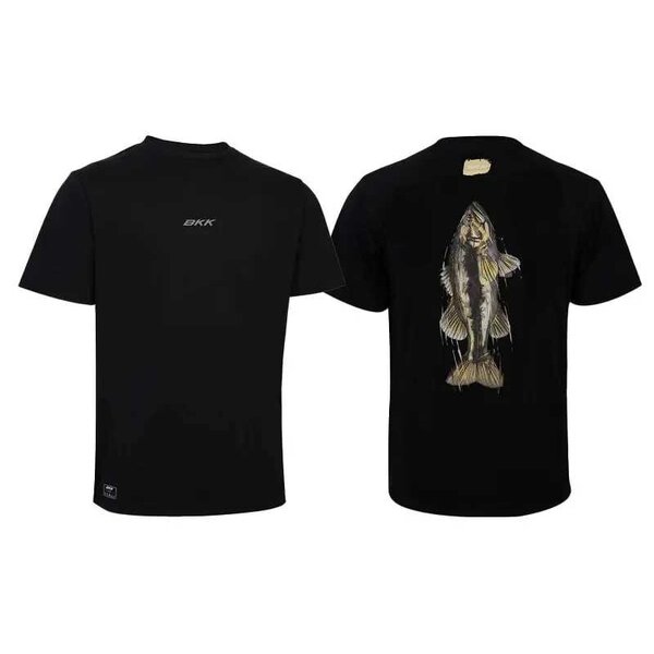 BKK Casual Short Sleeve Bass Shirt Black