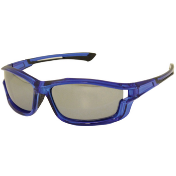 Streamside Envoy Polarized Fishing Glasses. Translucent Blue Heavy Mirror