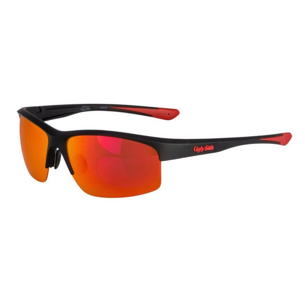 Shakespeare Ugly Stik Polarized Sunglasses. Matte Black/Copper/Red USK012BLKCOPRED