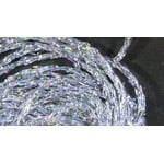 Hareline Dubbin Hareline Diamond Braid Holographic Silver