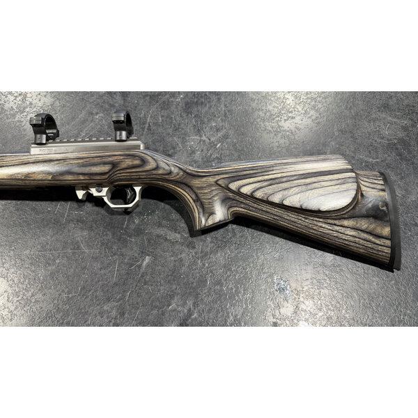 Volquartsen Deluxe 22 LR Stainless Semi Auto Snake Fluted BBL & Laminated Stock