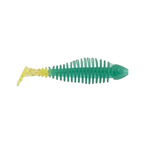 Matzuo Gaikotsu Swim Tails 3.5" Green/Chartreuse Glitter