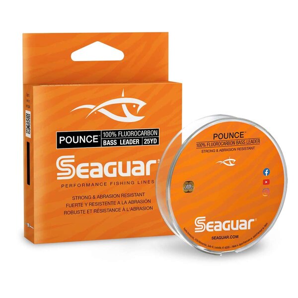 Seaguar Pounce Fluorocarbon Bass Leader 25yds