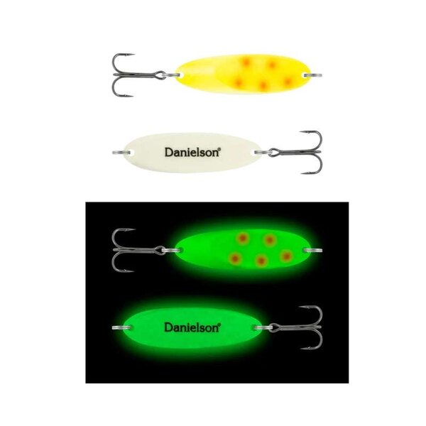 Danielson Night Fight Renegade Super Glow Casting Spoon 1/2 oz