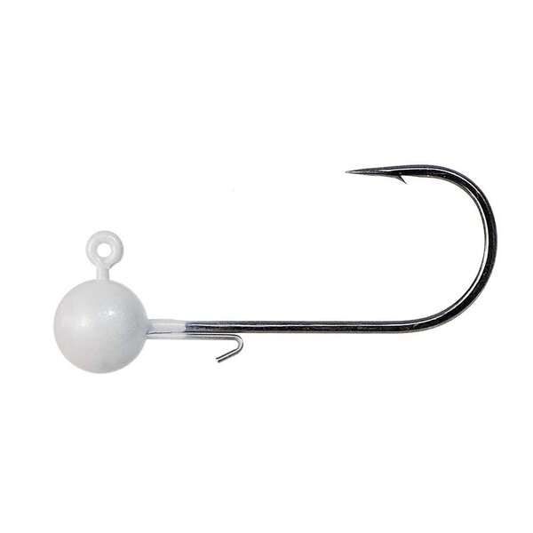 Tungsten 4 Anglers FFS Jig Head Pearl White 5-pk