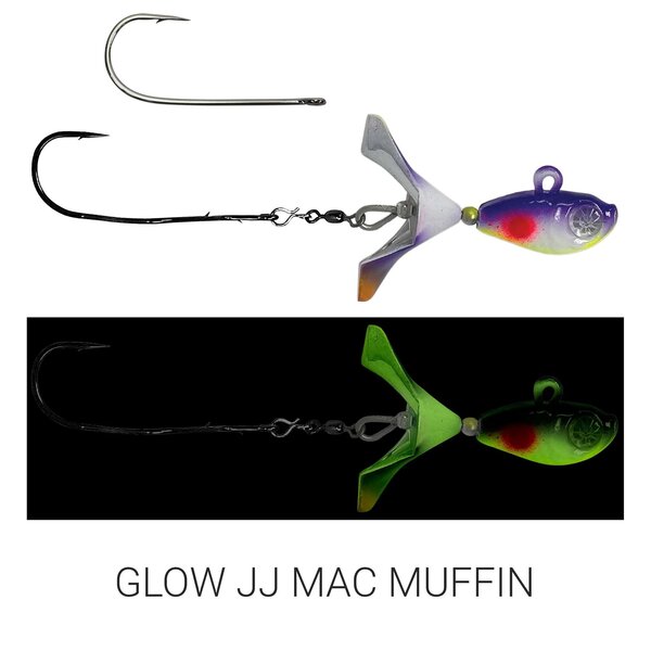 Kalins Google Eye Tungsten Search Bait Moonshine Glow 1/4oz