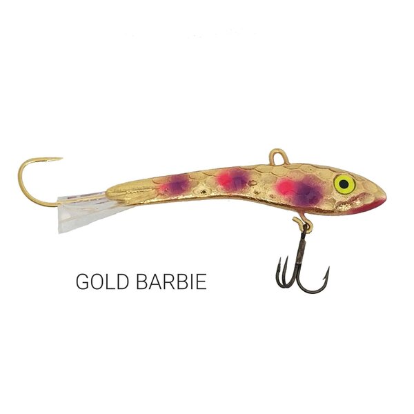 Moonshine Lures Hammered Gold Shiver Minnow 2.5''