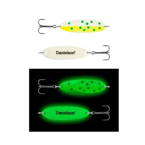 Danielson Night Fight Renegade Super Glow Casting Spoon 3/4oz