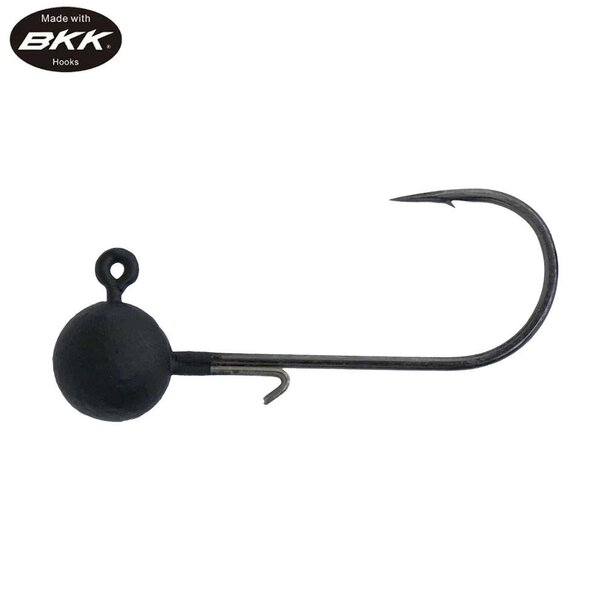 Tungsten 4 Anglers FFS Jig Head Matte Black 5-pk