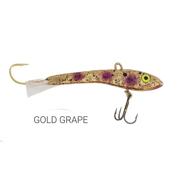 Moonshine Lures Hammered Gold Shiver Minnow 2.5''
