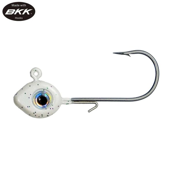 Tungsten 4 Anglers Dimiki Jig Head Pearl White 3-pk