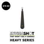 Woo Tungsten Heavy Series Invisashot Drop Shot Weight Tie On Green Pumpkin
