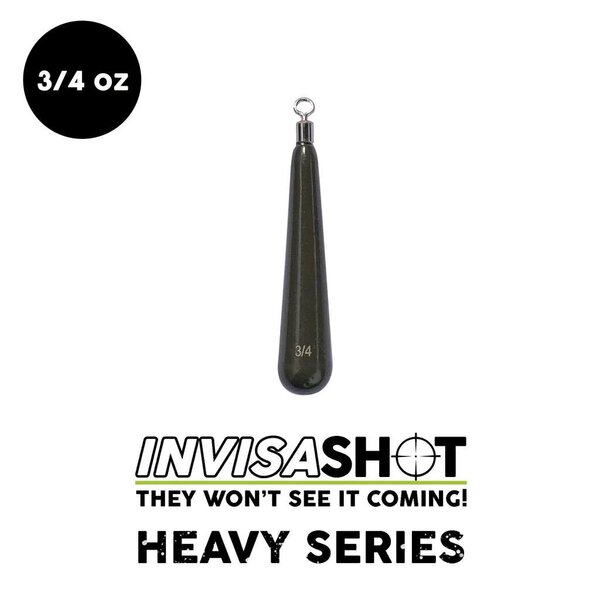 Woo Tungsten Heavy Series Invisashot Drop Shot Weight Tie On Green Pumpkin