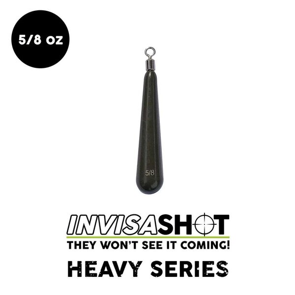 Woo Tungsten Heavy Series Invisashot Drop Shot Weight Tie On Green Pumpkin