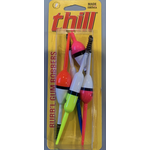 Thill MC Bubble Gum Bobber Slip Float Assortment 5-pk