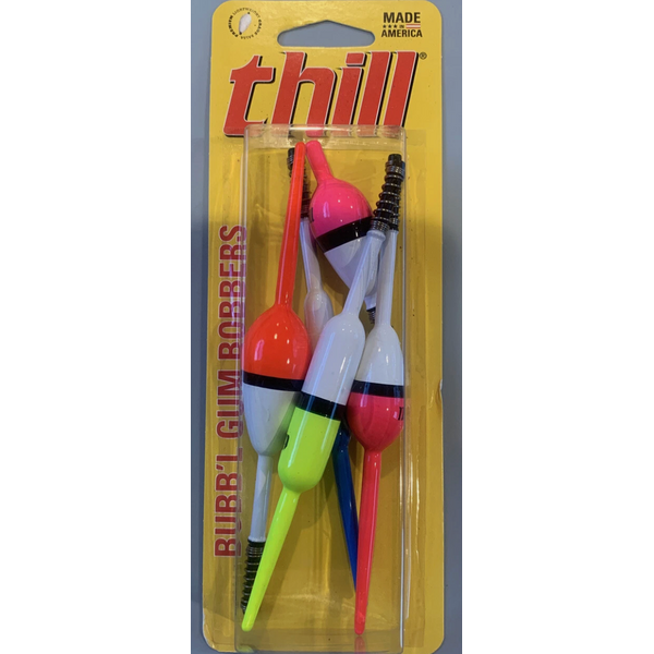 Thill MC Bubble Gum Bobber Slip Float Assortment 5-pk