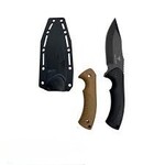 Takumitak  Fit Fixed Blade Knife FRN 4.25 Plain Black Oxide Clip Point Blade