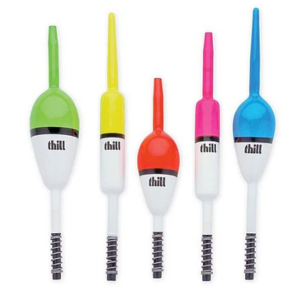 Thill MC Bubble Gum Bobber Spring Float Assortment 5-pk