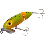 Arbogast Jitterbug Jointed Clicker 3/8oz Frog Yellow Belly
