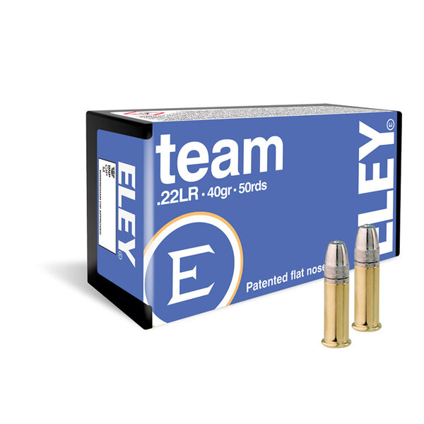 Eley Team .22 LR 50 Rounds 40 Grain LFN 1085fps Ammunition
