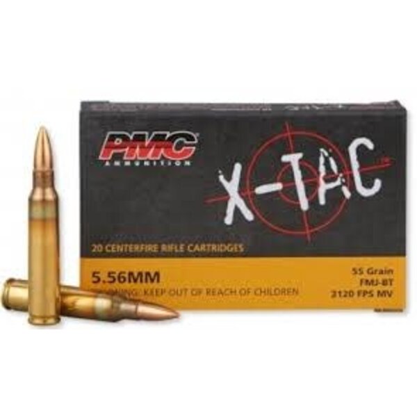 PMC PMC XTAC 556NATO 55GR FMJBT 20