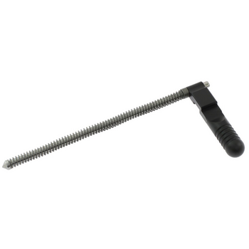 Volquartsen VC10EB-B Extended Bolt Handle and Recoil Rod Assembly for 10/22, Black