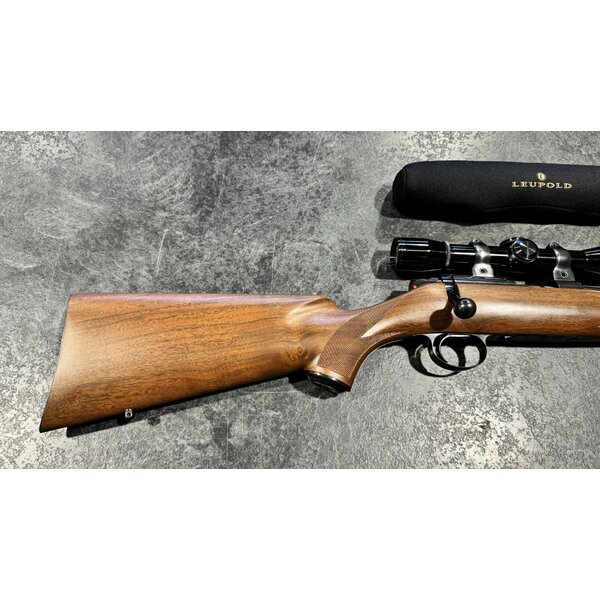 Kimber Model 82 22 Hornet Bolt Action w/Leupold M8 6X Compact