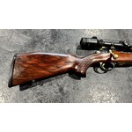 FN Mauser Custom 338-06 Gold Engraved w/Burris 1.5-6 Scope Engraved by AB Bradshaw