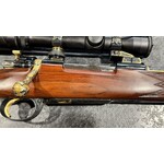FN Mauser Custom 338-06 Gold Engraved w/Burris 1.5-6 Scope Engraved by AB Bradshaw