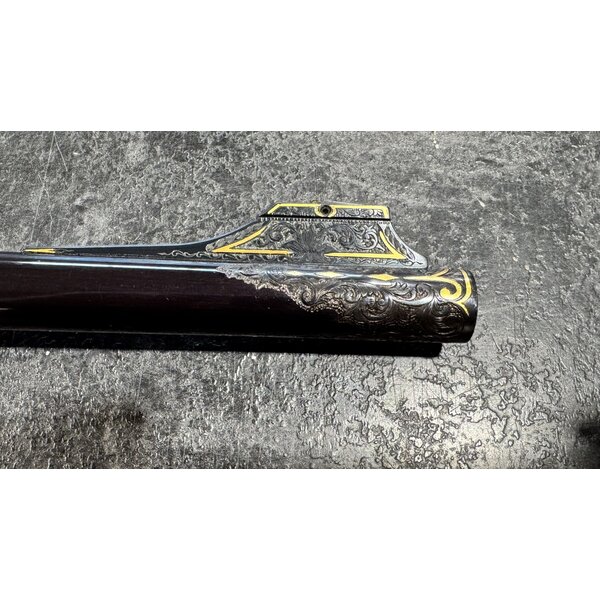 FN Mauser Custom 338-06 Gold Engraved w/Burris 1.5-6 Scope Engraved by AB Bradshaw