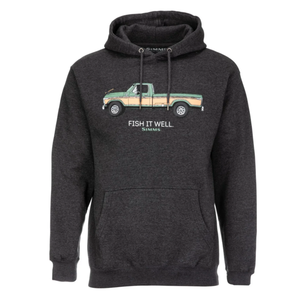 Simms  F250 Fish It Well Hoody Charcoal Heather M