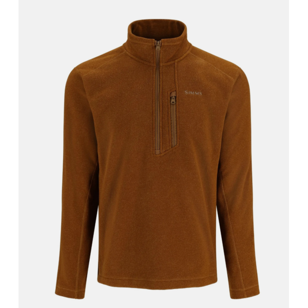 Simms Rivershed Half Zip Cobia Heather M