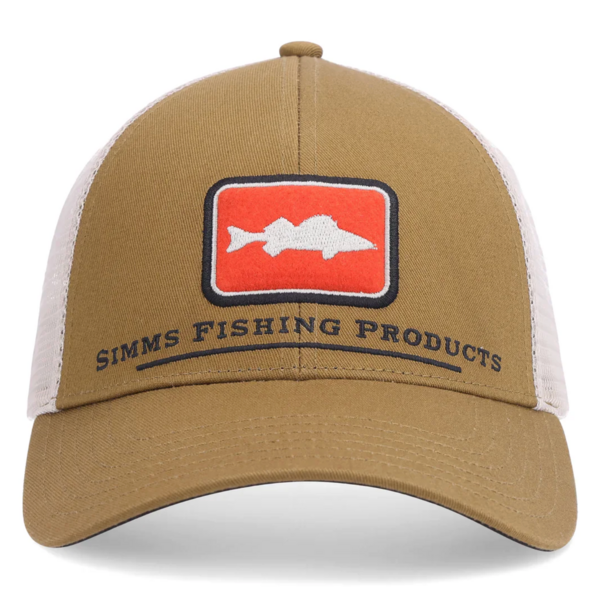 Simms Walleye Icon Trucker Camel
