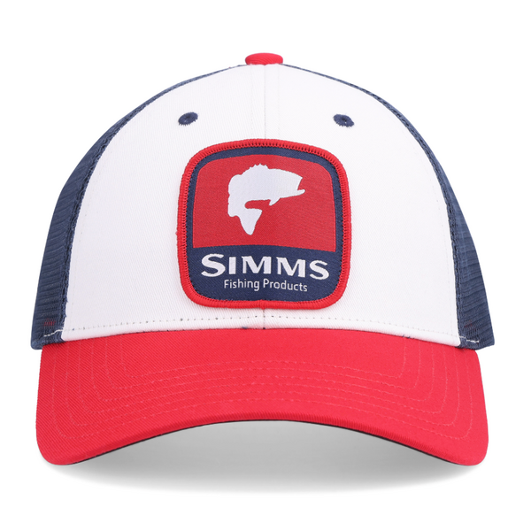 Simms Bass Patch Trucker Americana